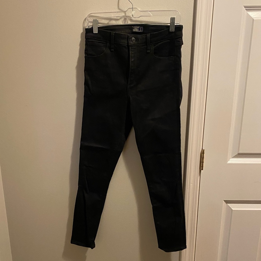 Abercrombie & Fitch Simone High Rise Super Skinny Black size 27